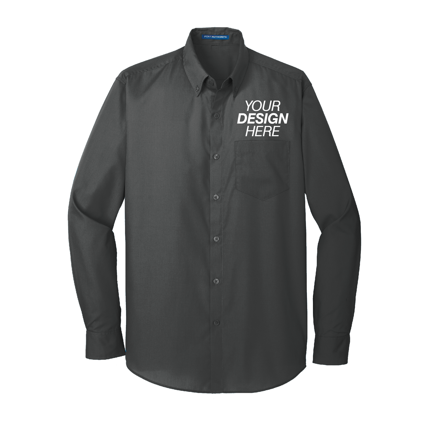 Port Authority® Long Sleeve Carefree Poplin Shirt