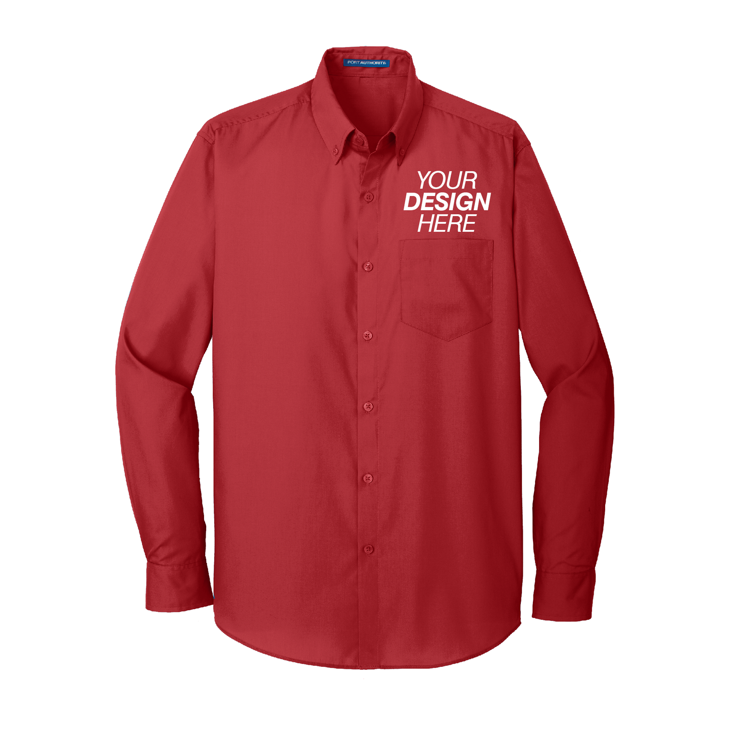 Port Authority® Long Sleeve Carefree Poplin Shirt