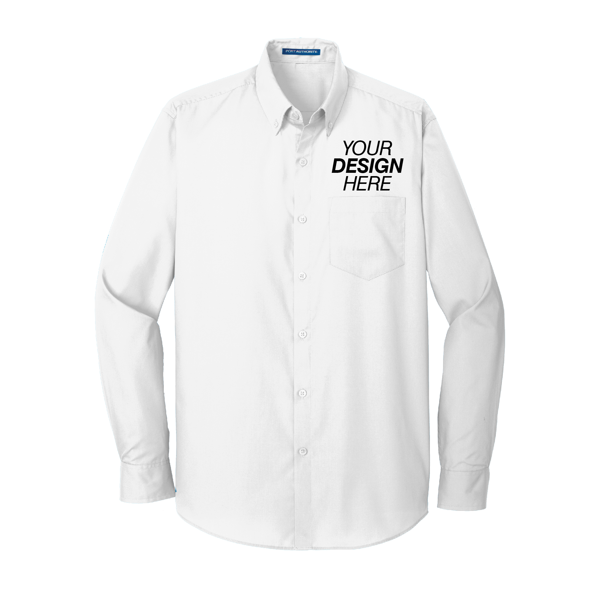 Port Authority® Long Sleeve Carefree Poplin Shirt