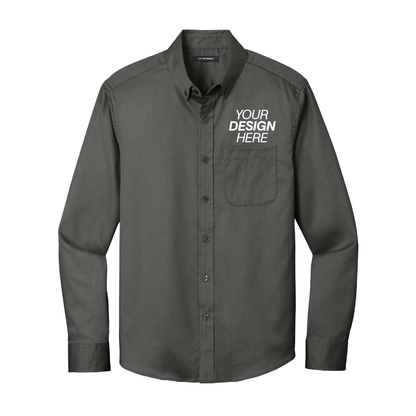 Port Authority® Long Sleeve SuperPro React™ Twill Shirt