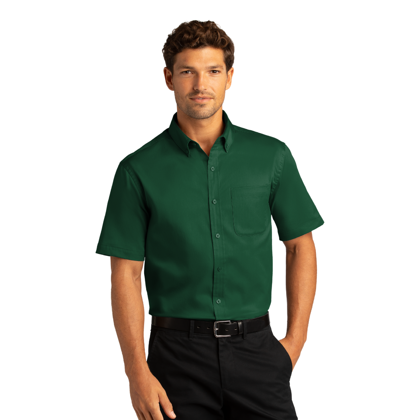 Port Authority® Short Sleeve SuperPro React™ Twill Shirt