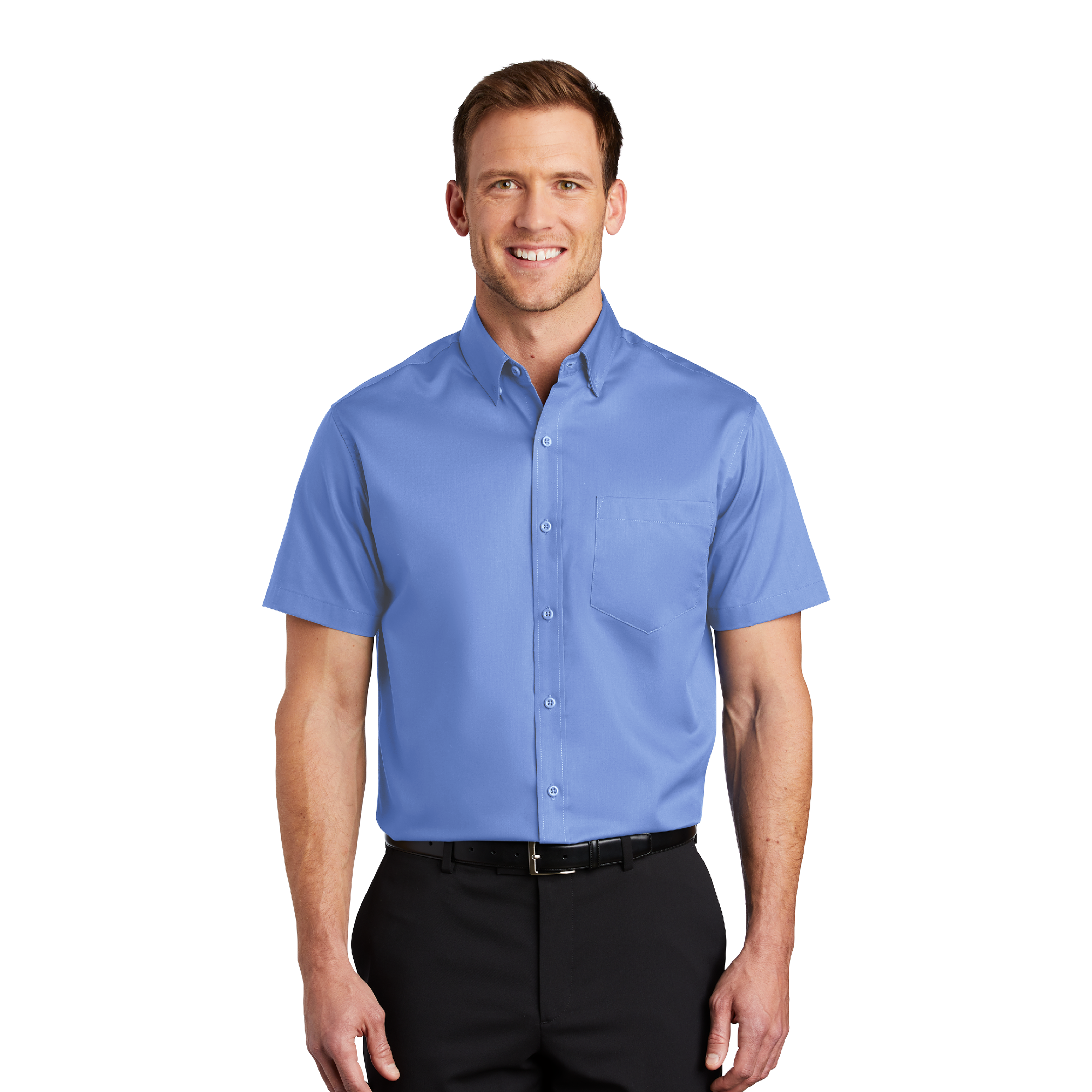 Port Authority® Short Sleeve SuperPro™ Twill Shirt