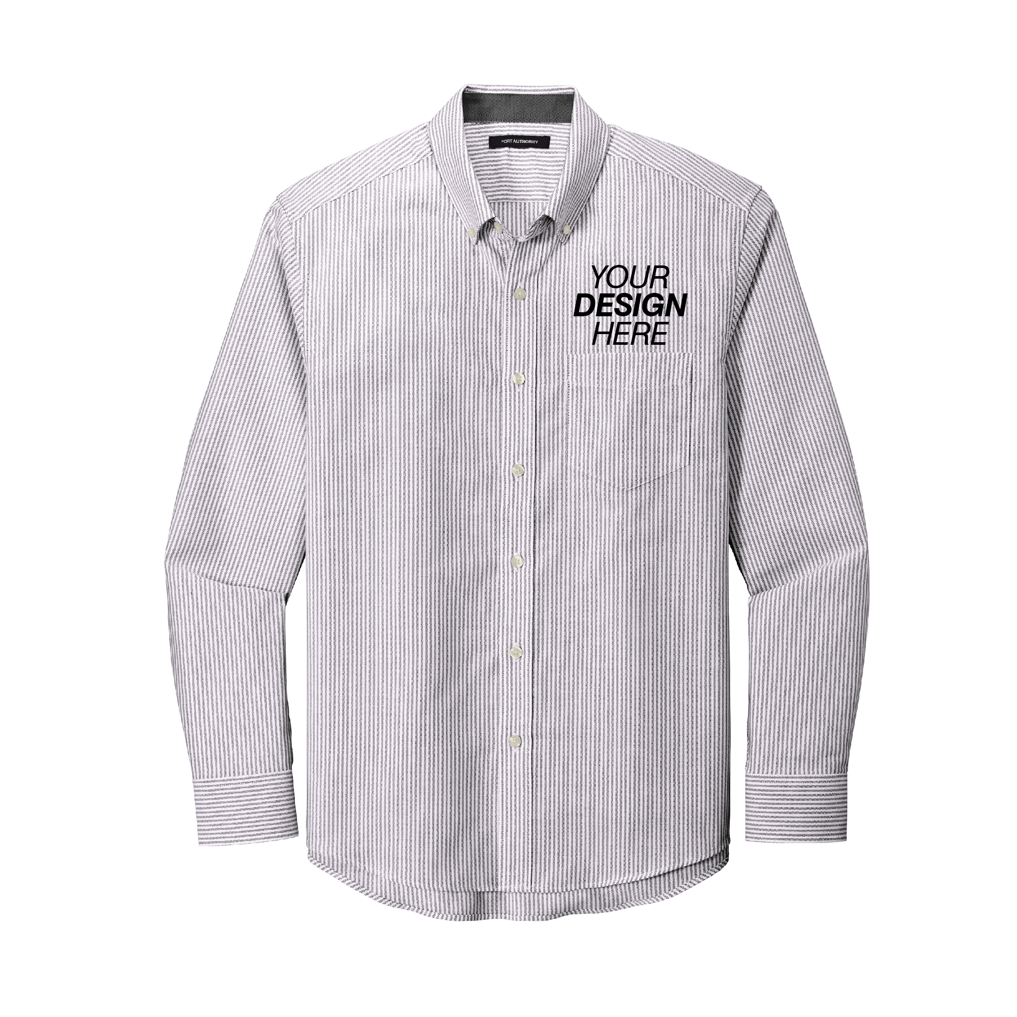 Port Authority® SuperPro™ Oxford Stripe Shirt