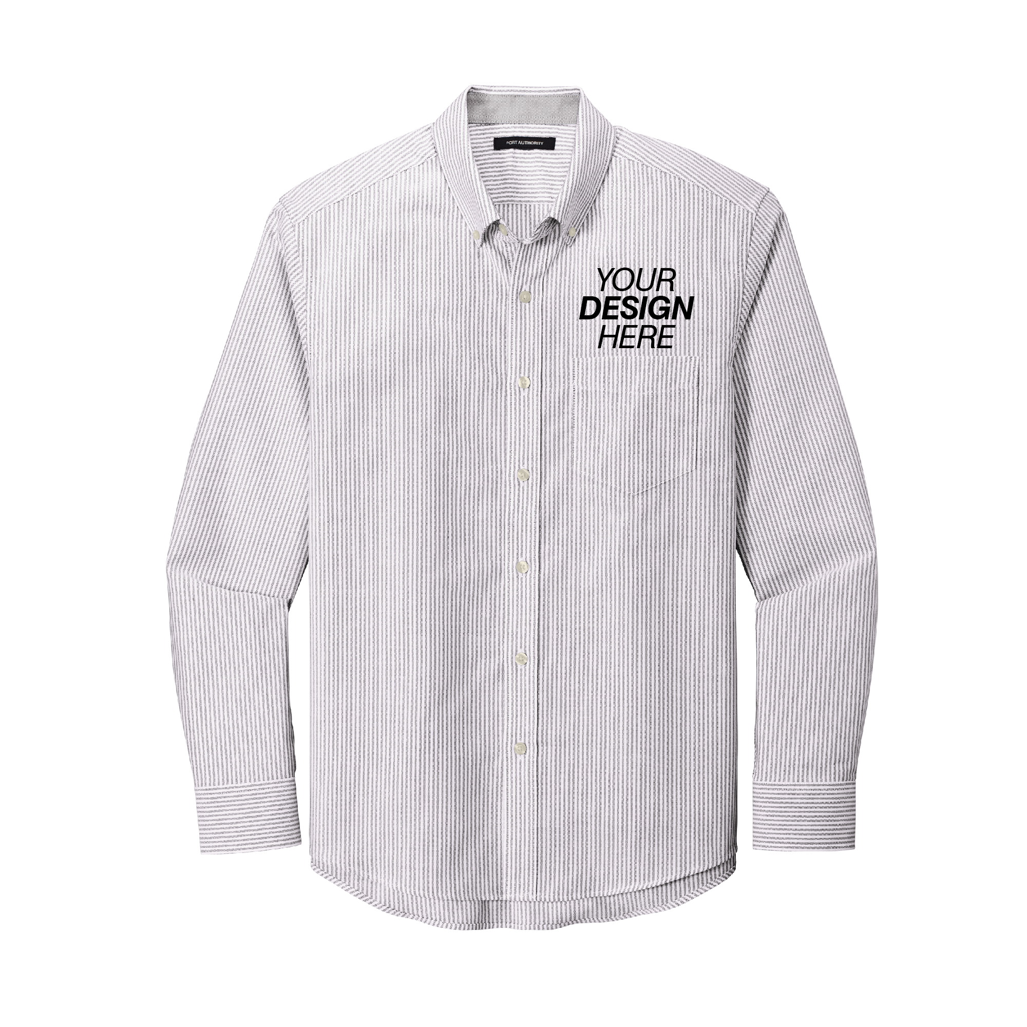 Port Authority® SuperPro™ Oxford Stripe Shirt