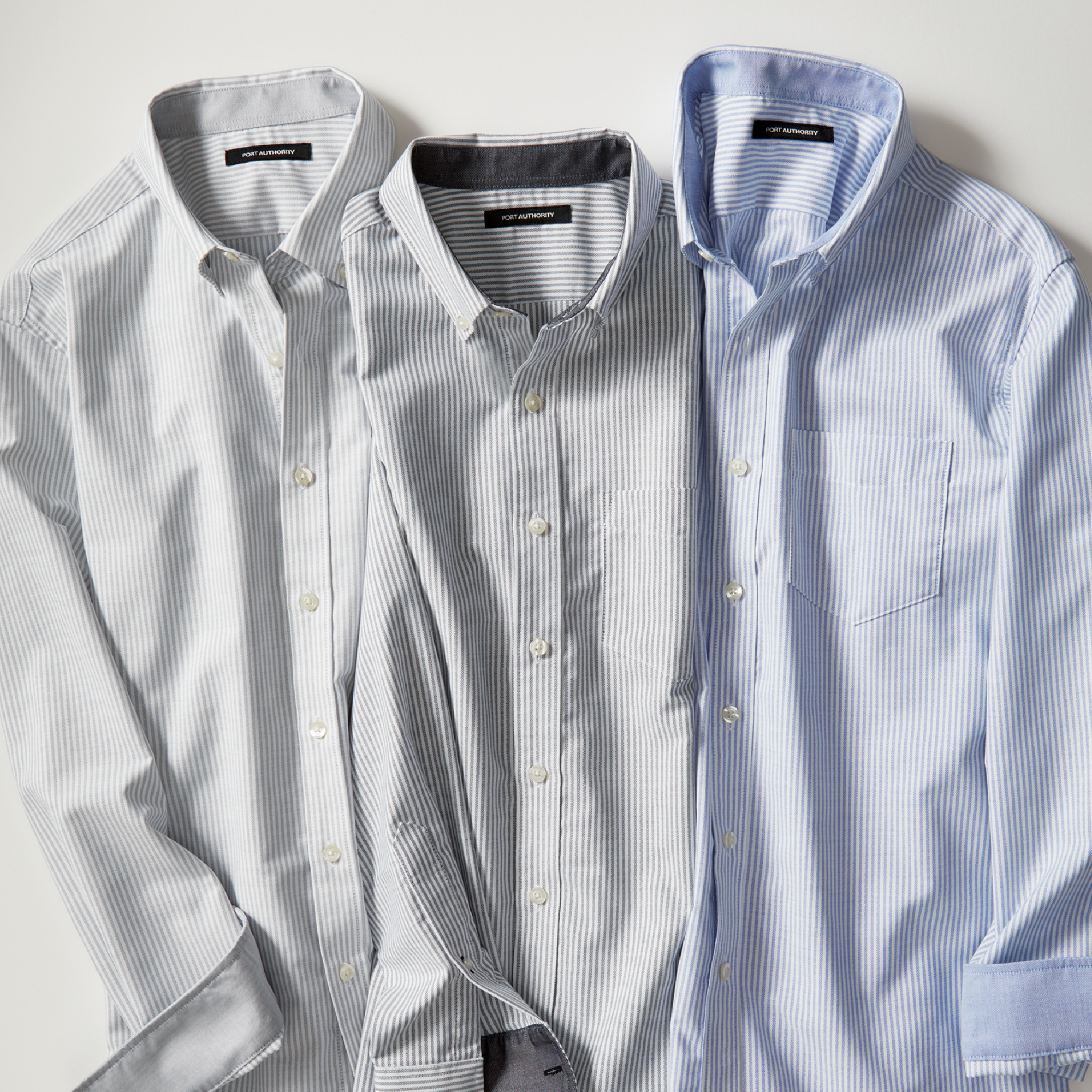 Port Authority® SuperPro™ Oxford Stripe Shirt