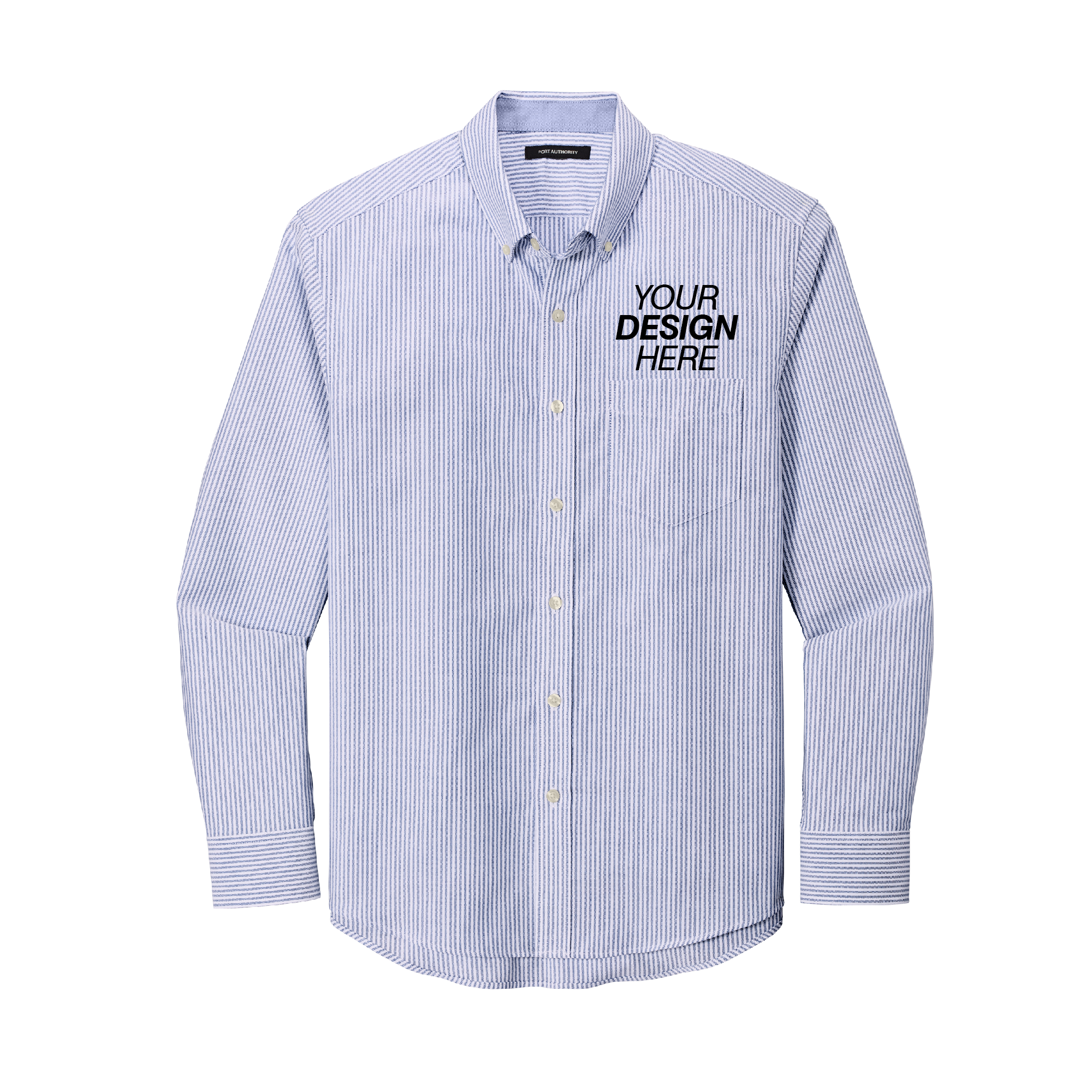 Port Authority® SuperPro™ Oxford Stripe Shirt