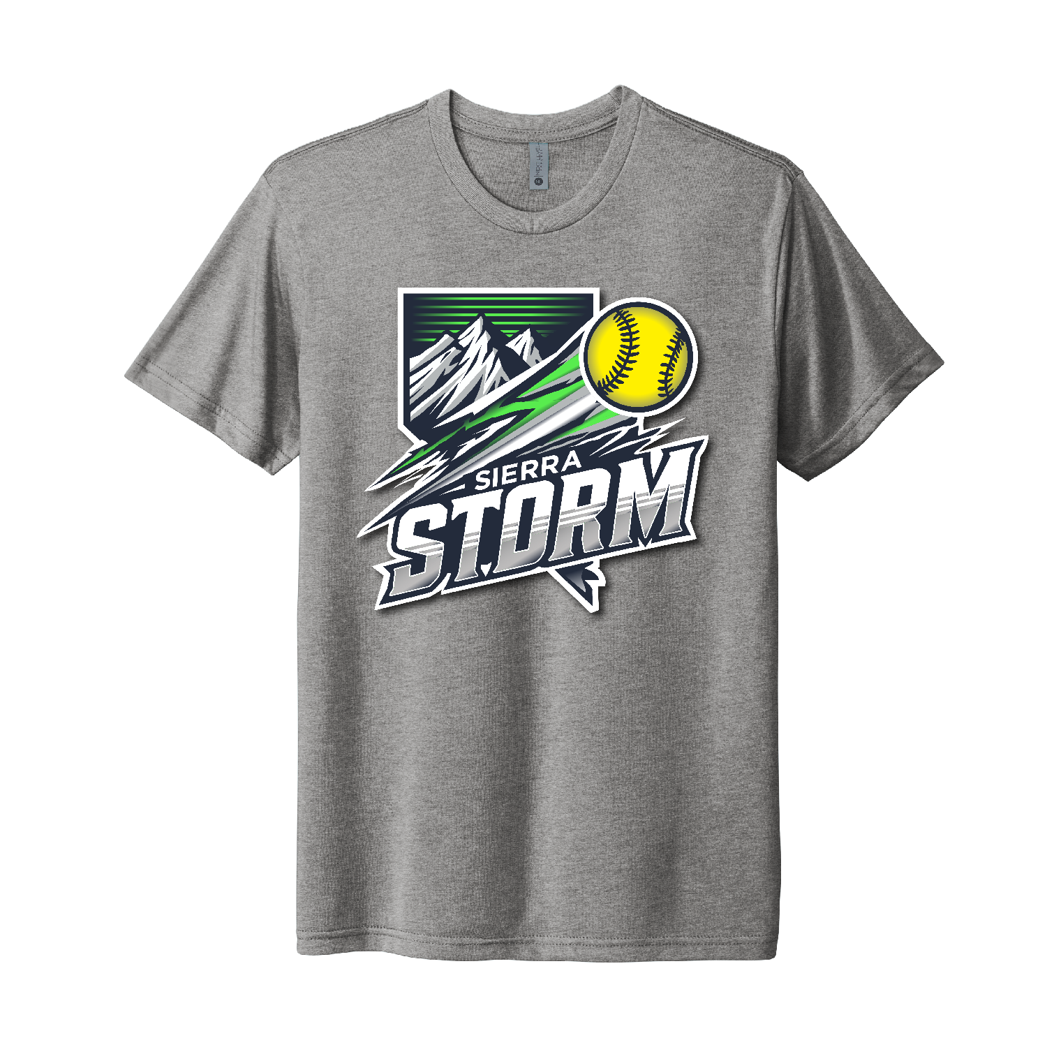Next Level Tri-Blend Tee x Sierra Storm Softball