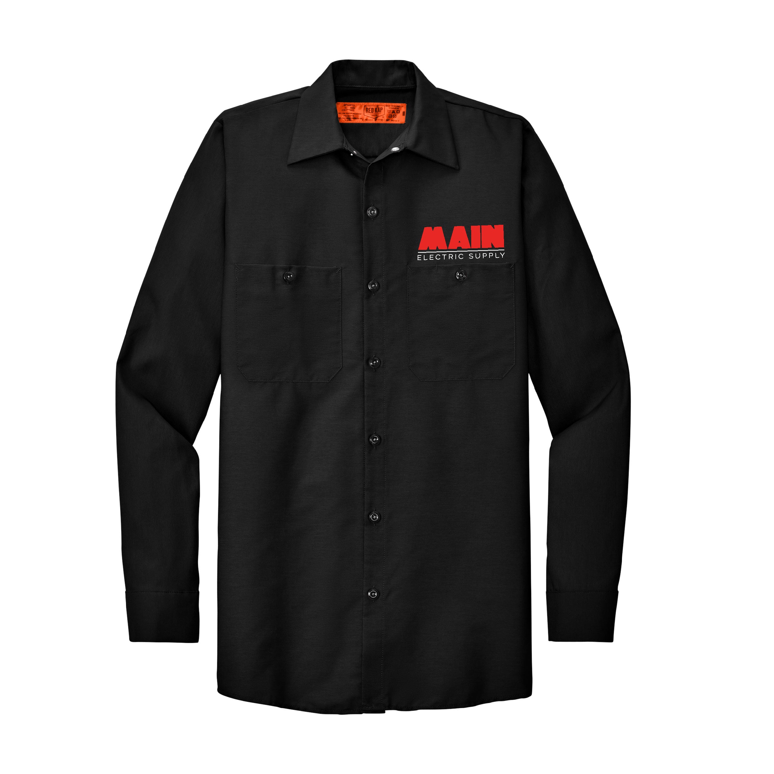 Red Kap® Long Sleeve Industrial Work Shirt x Main Electric Supply Co.