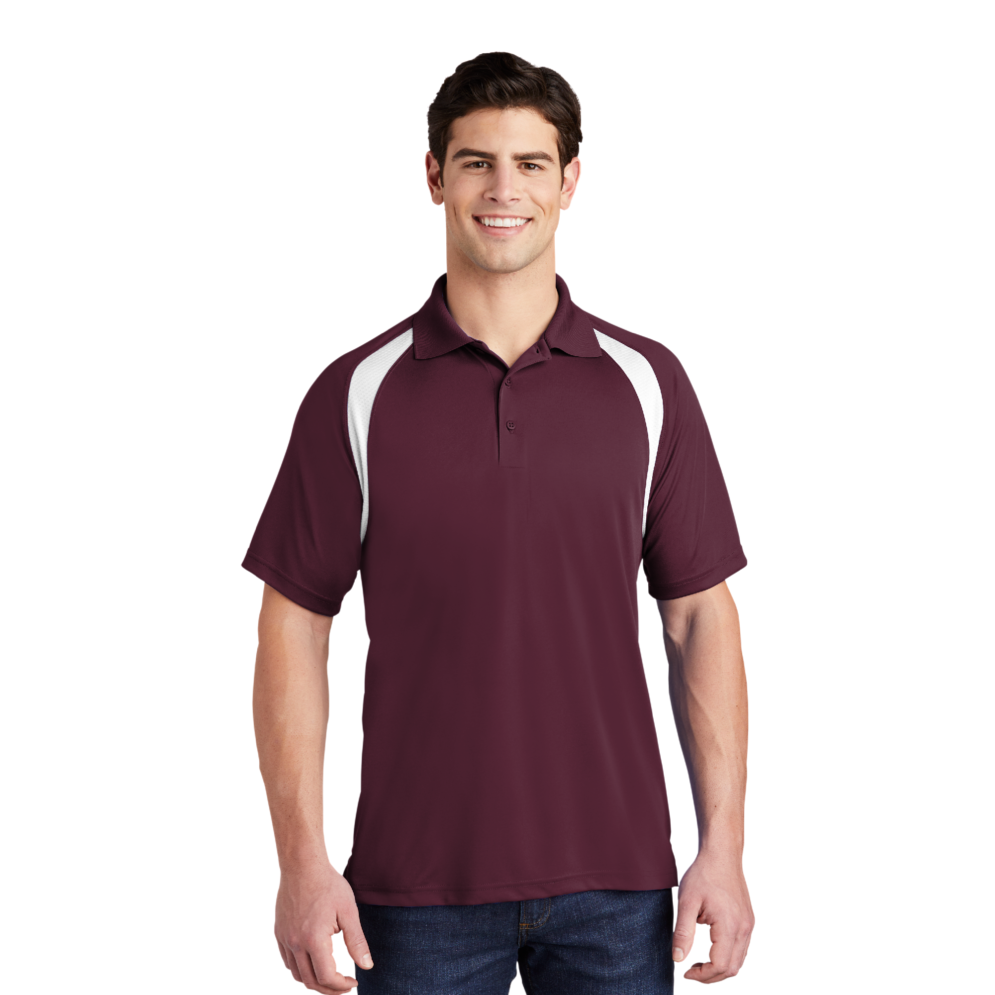 Sport-Tek® Dry Zone® Colorblock Raglan Polo