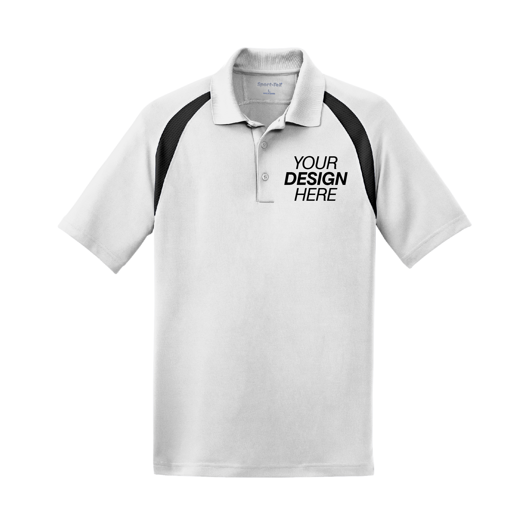 Sport-Tek® Dry Zone® Colorblock Raglan Polo