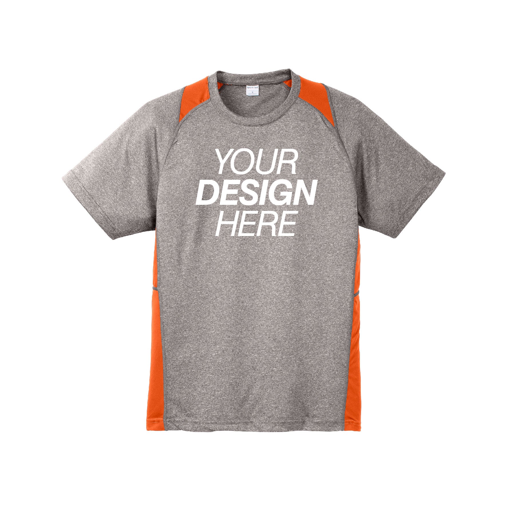 Sport-Tek® Heather Colorblock Contender™ Tee