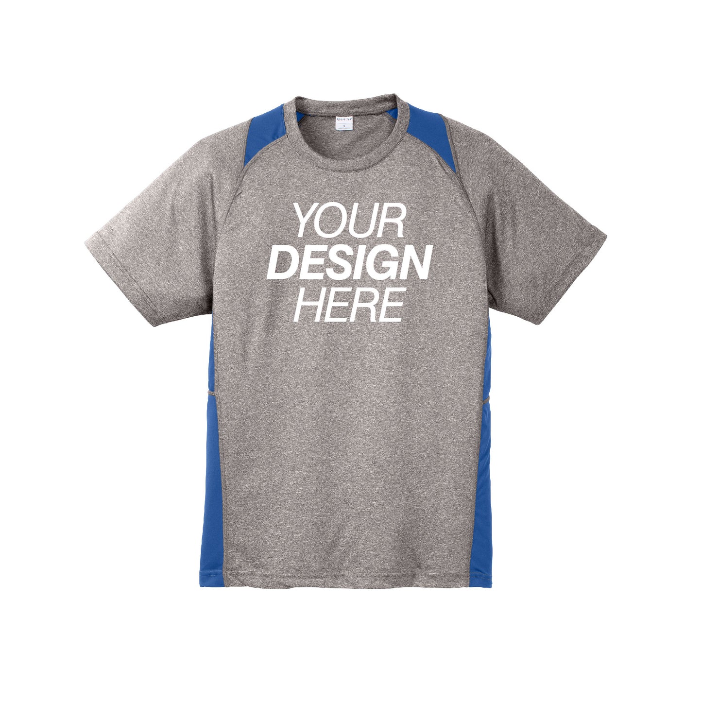 Sport-Tek® Heather Colorblock Contender™ Tee