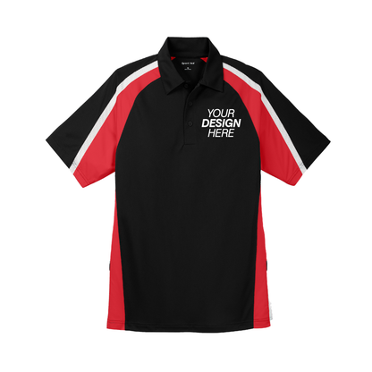 Sport-Tek® Tricolor Micropique Sport-Wick® Polo
