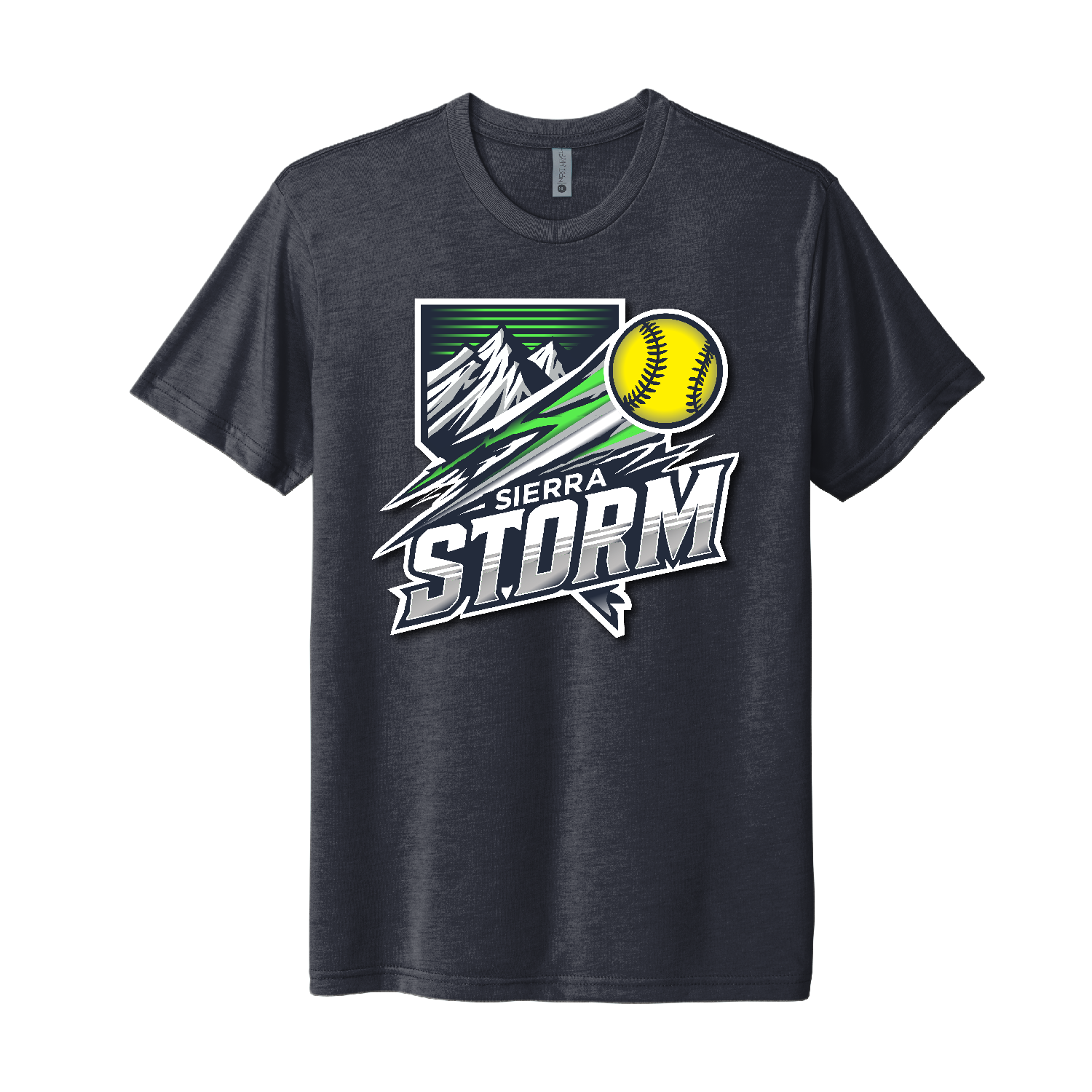 Next Level Tri-Blend Tee x Sierra Storm Softball