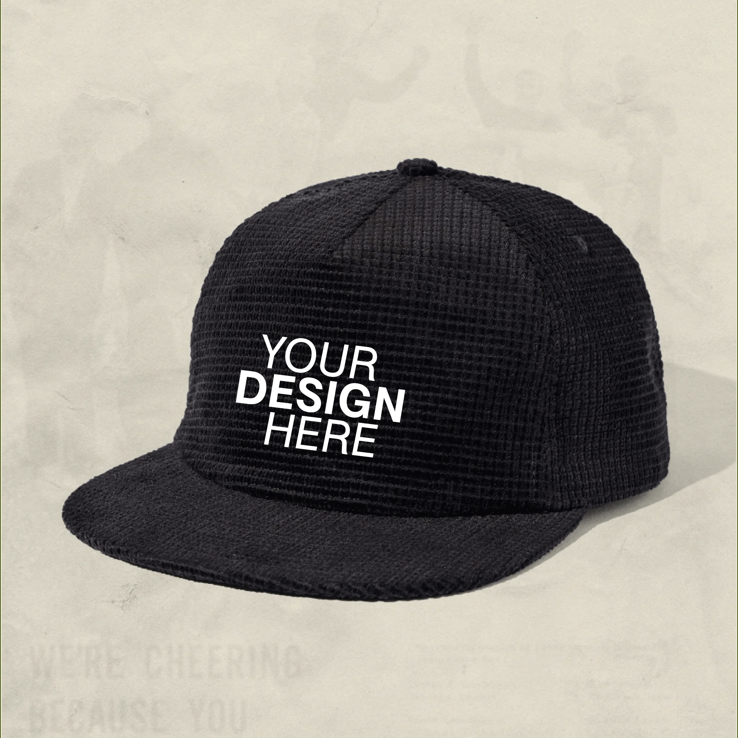 WELD MFG Waffle Corduroy Field Trip™ Snapback Hat