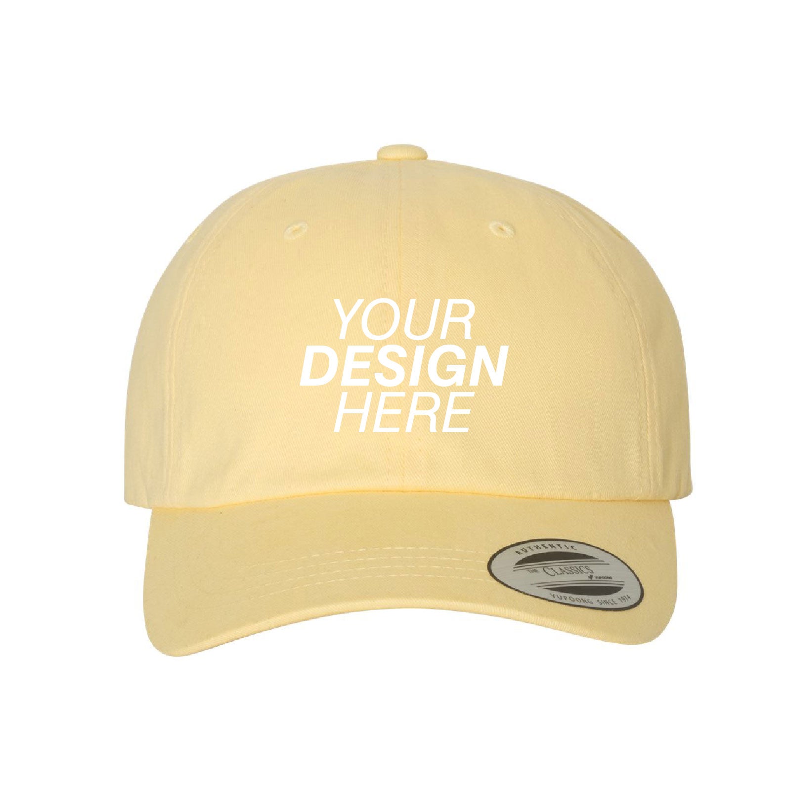 YP Classics Peached Cotton Twill Dad Hat