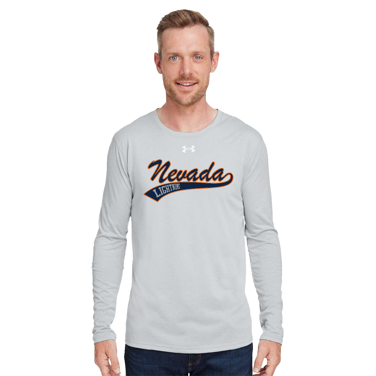 Under Armour™ Men's Team Tech™ Long Sleeve T-Shirt x Nevada Lightning Softball
