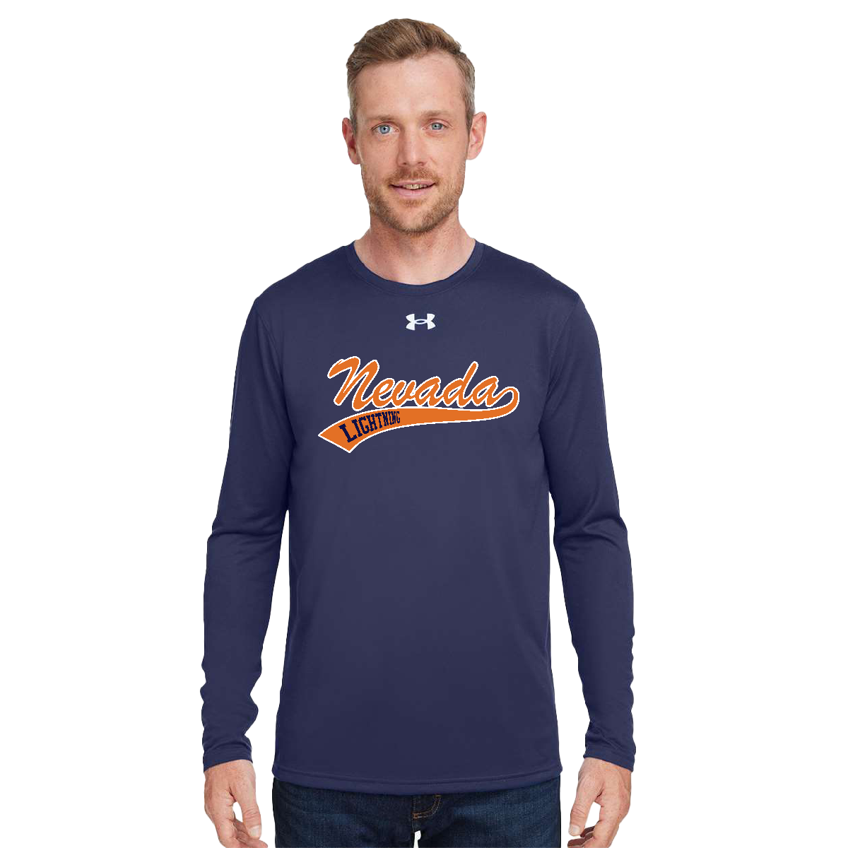 Under Armour™ Men's Team Tech™ Long Sleeve T-Shirt x Nevada Lightning Softball