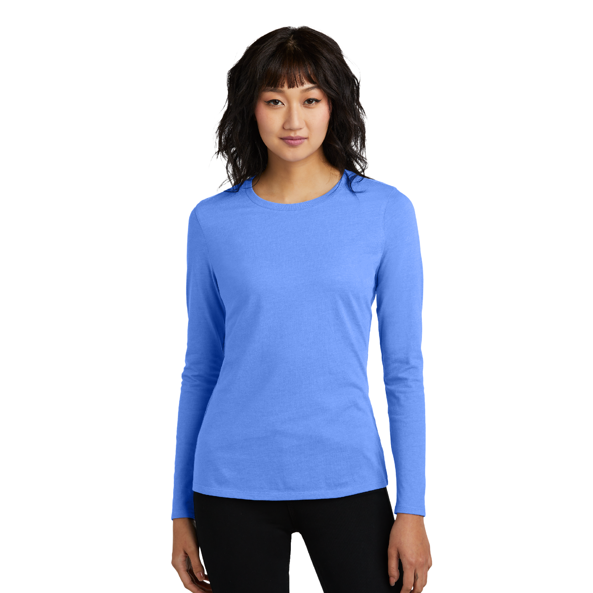 District® Women’s Perfect Blend® CVC Long Sleeve Tee