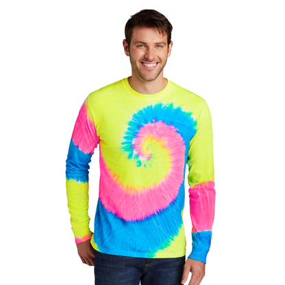 Port & Company® Tie-Dye Long Sleeve Tee