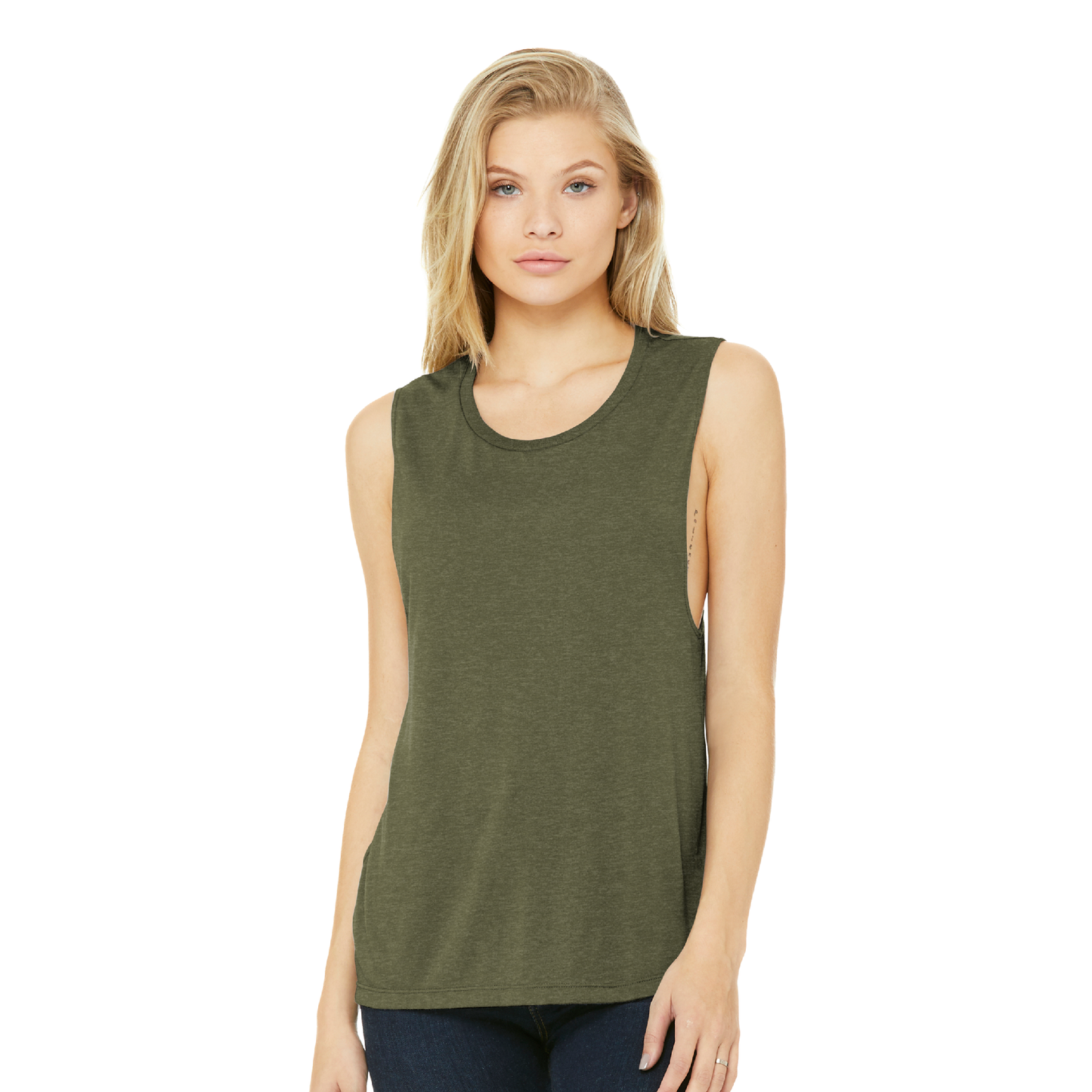 BELLA+CANVAS® Women’s Flowy Scoop Muscle Tank