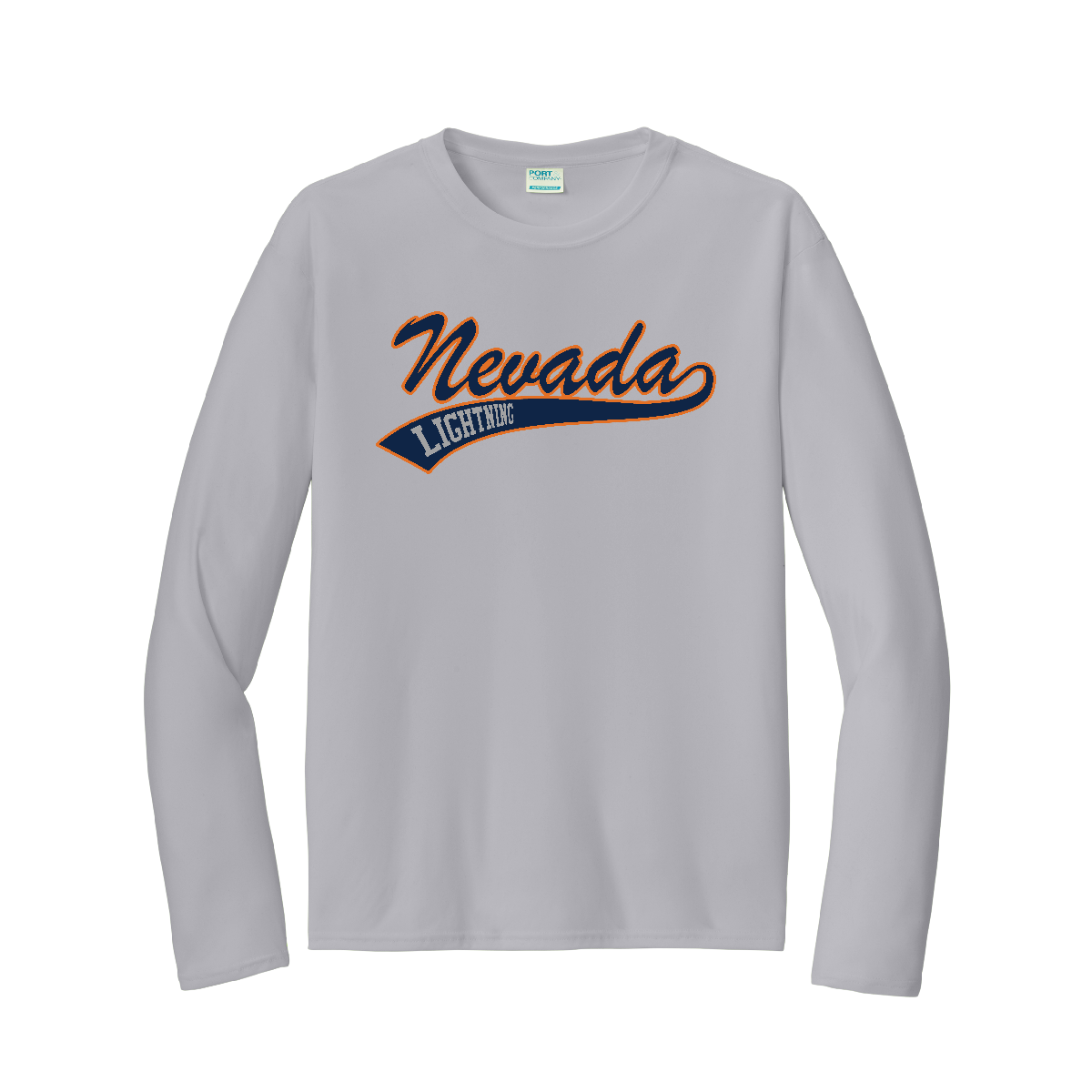 Port & Co™ Long Sleeve Performance Tee x Nevada Lightning Softball