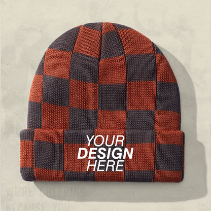 WELD MFG Checkerboard Slacker Beanie