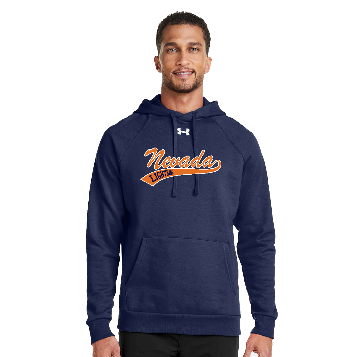 Under Armour™ Men's Rival Fleece Hooded Sweatshirt x Nevada Lightning Softball