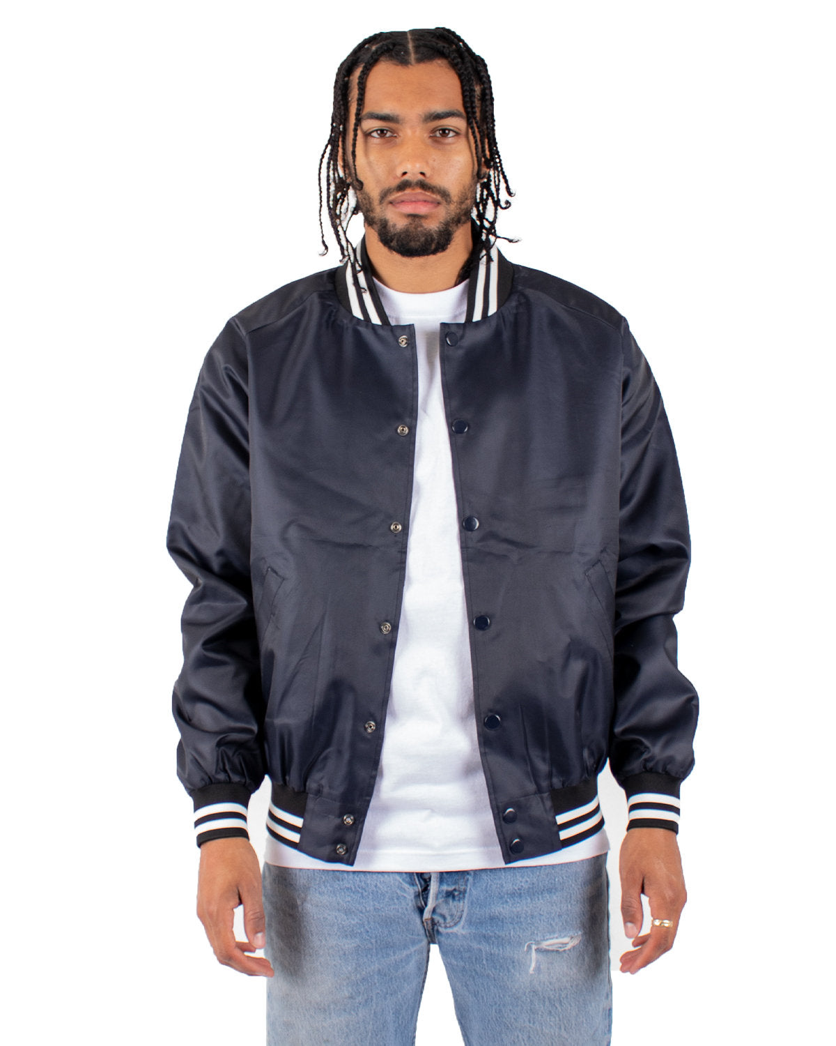 Shaka Wear Men's Varsity Bomber Jacket