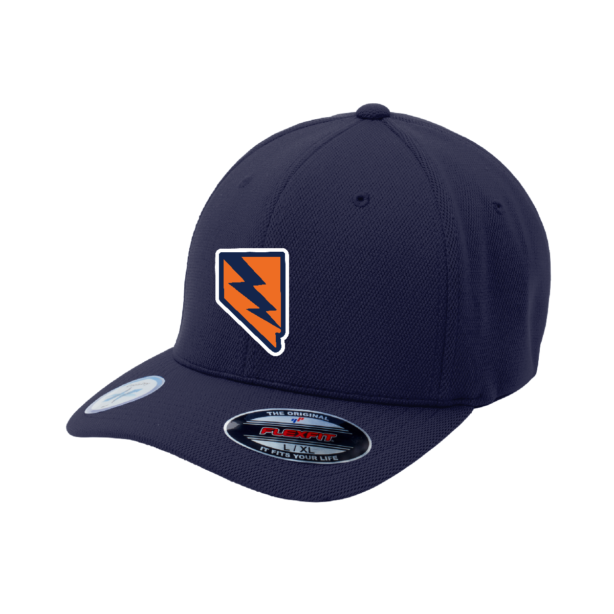 Sport-Tek® Flexfit® Cool & Dry Poly Block Mesh Cap x Nevada Lightning Softball