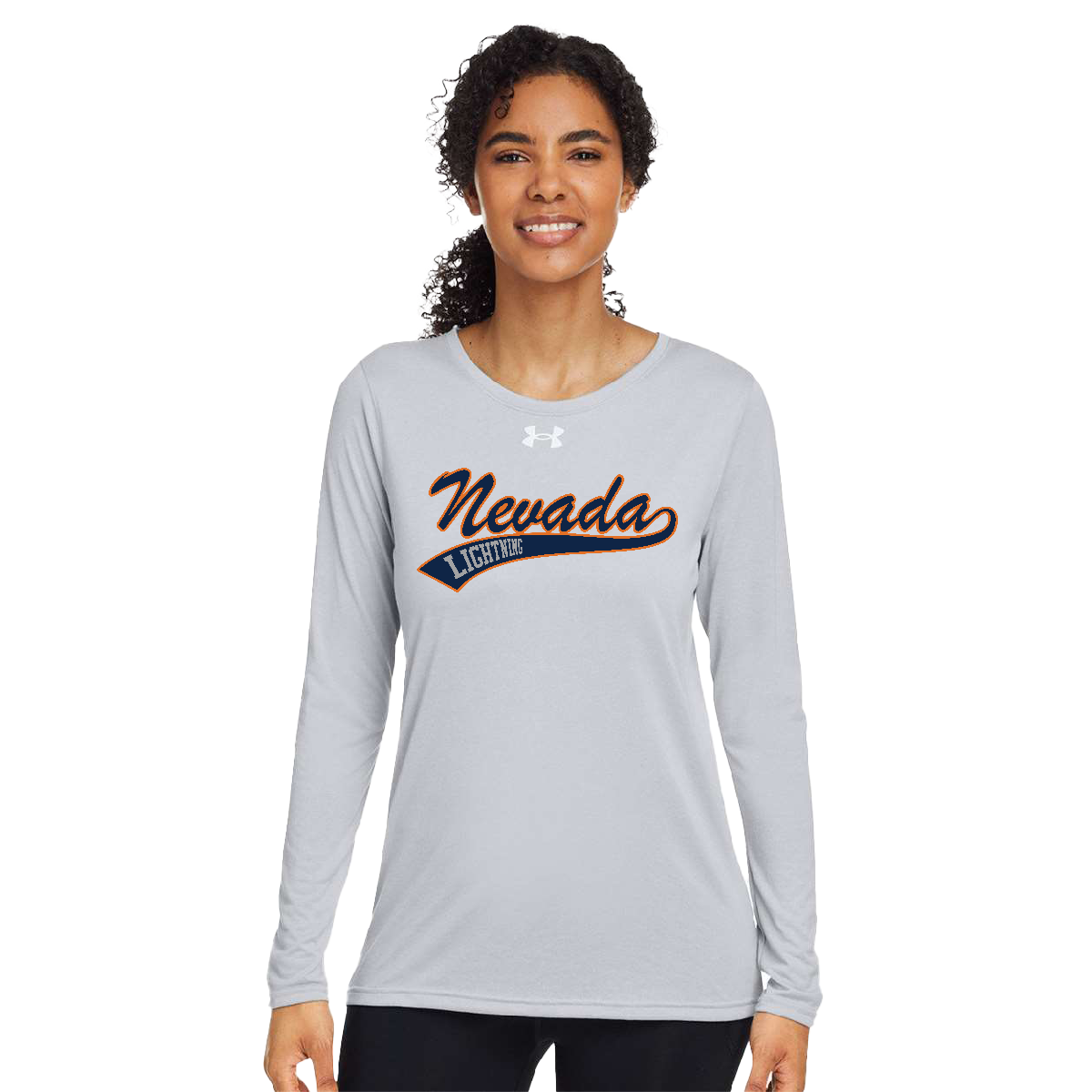 Under Armour™ Women's Team Tech™ Long Sleeve T-Shirt x Nevada Lightning Softball
