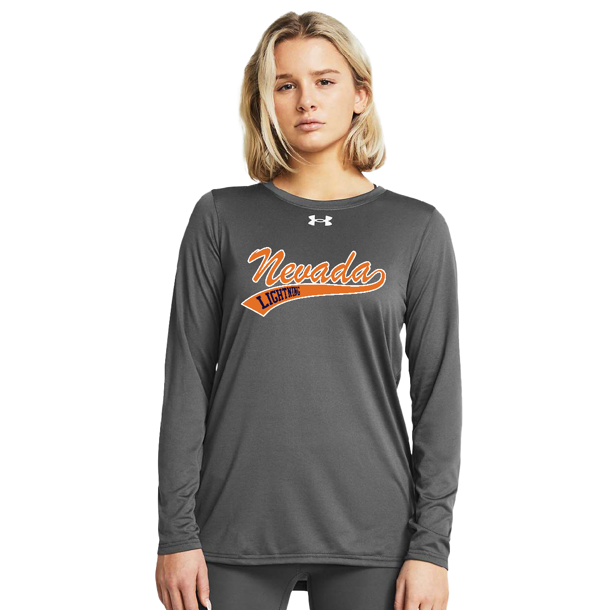 Under Armour™ Women's Team Tech™ Long Sleeve T-Shirt x Nevada Lightning Softball