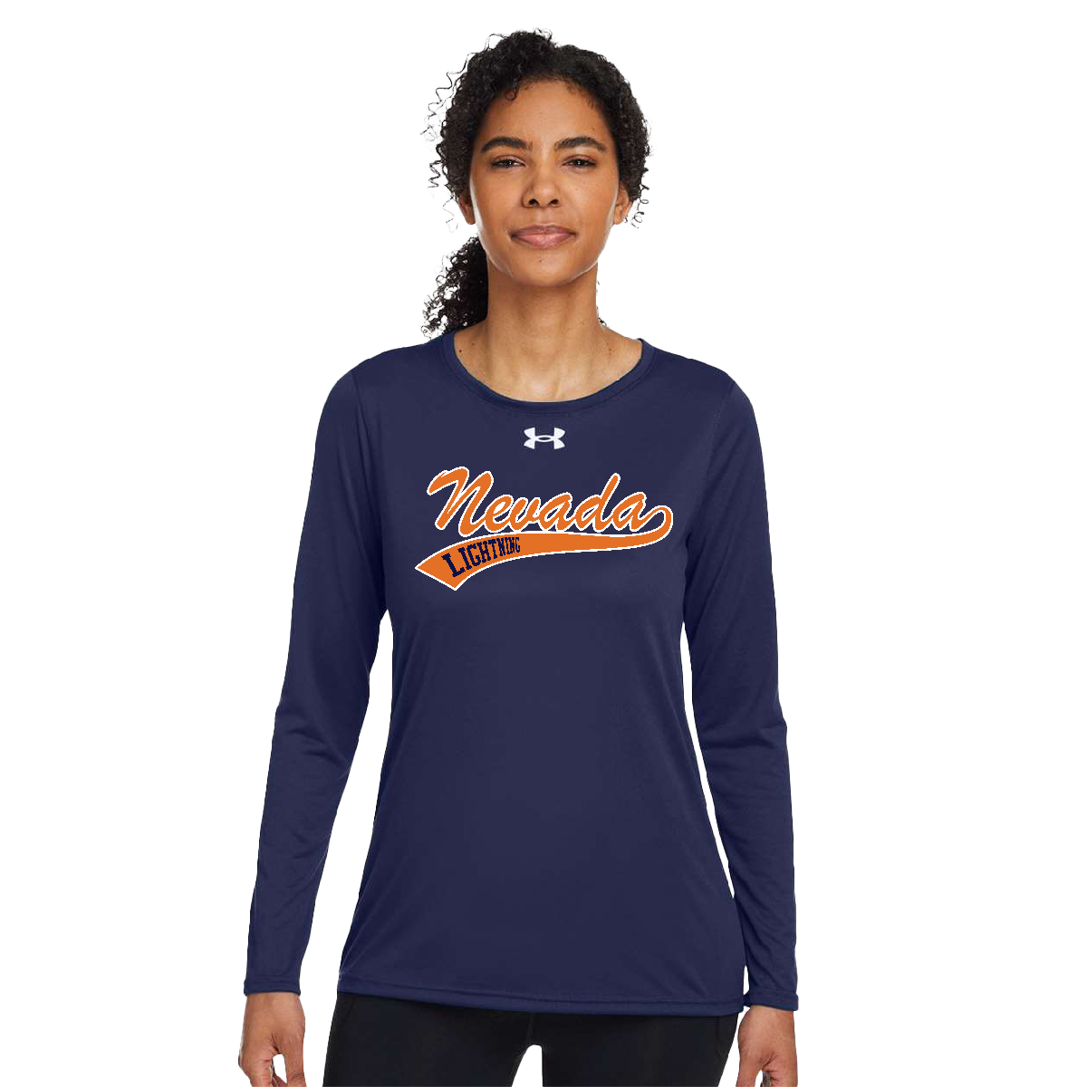 Under Armour™ Women's Team Tech™ Long Sleeve T-Shirt x Nevada Lightning Softball